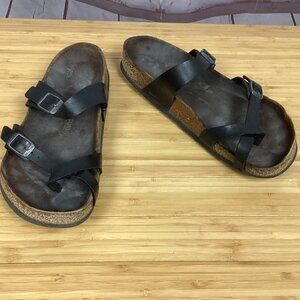 Birkenstock Mayari Black Toe Loop Sandals 38, US 7